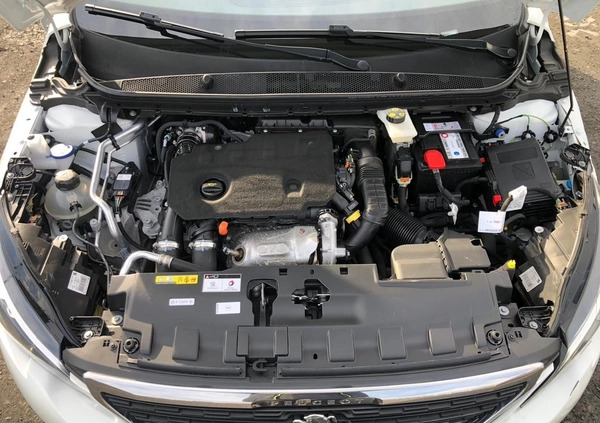 Peugeot 308 cena 34900 przebieg: 71000, rok produkcji 2019 z Kleczew małe 92